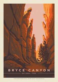 Bryce Canyon Towering Hoodoos | Postcard