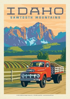 ID Sawtooth Mountains | Postcards