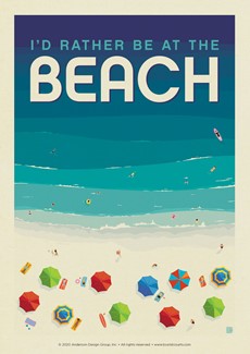 I'd Rather Be at the Beach | Postcard