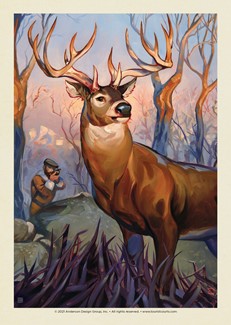 Classic Sportsman Deer Hunting | Postcard
