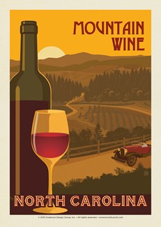 Mountain Wine, NC | Postcards