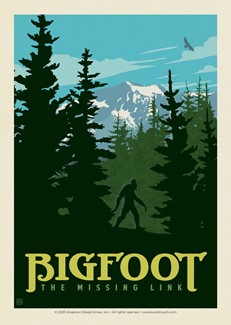 Searching for Bigfoot Postcard
