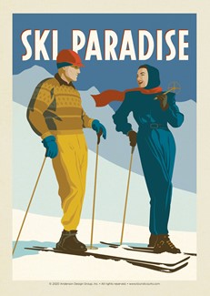 Ski Paradise | Postcard