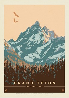 Grand Teton NP Morning Glory | Postcard