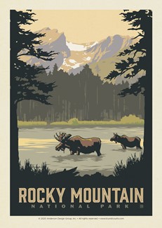Rocky Mountain NP Sprague Lake | Postcard
