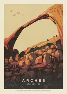 Arches NP Landscape Arch | Postcard