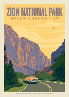 Zion NP Kolob Canyon | Postcard