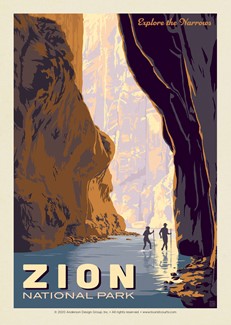 Zion NP Explore the Narrows | Postcard