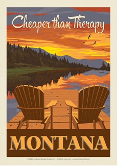 MT Cheaper than Therapy Postcard