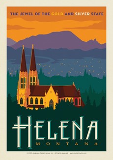 Helena MT Postcard