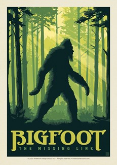 Bigfoot Postcard