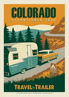 Travel by Trailer CO | Postcard