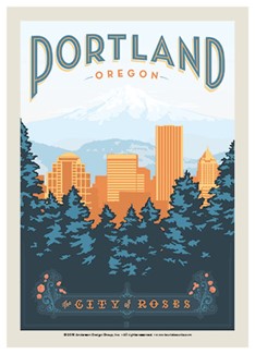 Portland, OR Postcard