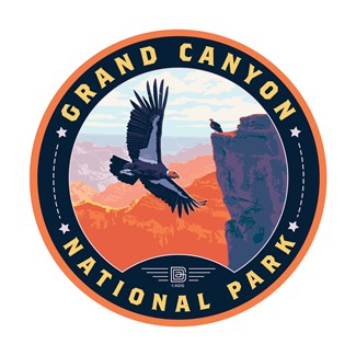 Grand Canyon NP Condors | Circle Sticker