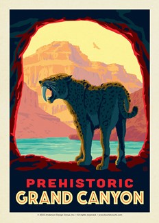 Grand Canyon NP SaberToothed Cat | Postcard