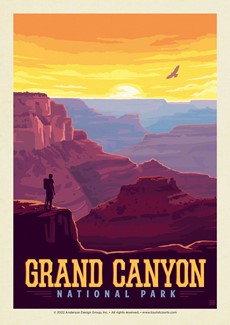 Grand Canyon NP Sunset Splendor | Postcard