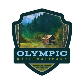 Olympic NP Enchanted Valley Chalet | Emblem Sticker