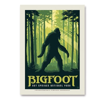 Pacific Northwest Bigfoot Vert Sticker | Made in the USA