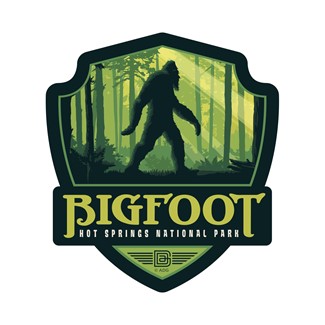 Hot Springs NP Bigfoot | Emblem Sticker