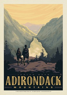 Adirondack Mtns Indian Head | Postcard