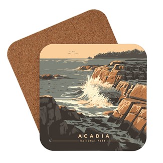 Acadia NP Secrets of the Sea Coaster | American Made Coaster