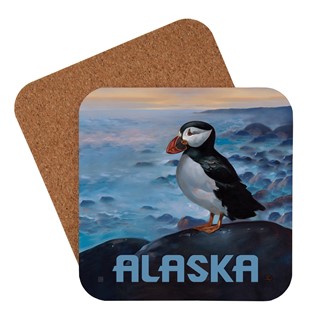 Alaska Puffin Coaster | American Made Coaster