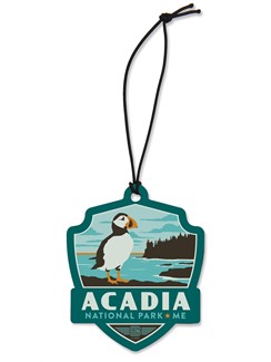Acadia NP Emblem Wood Ornament | American Made