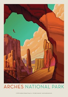 Arches NP Desert Cathedral | Postcard