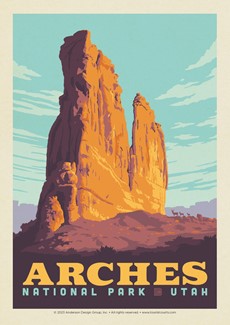 Arches NP The Organ Postcard | Postcard