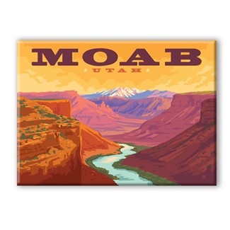 Moab UT Canyon View Magnet | National Park themed magnets