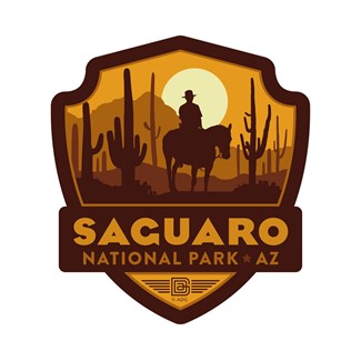 Saguaro NP Emblem Sticker | American Made