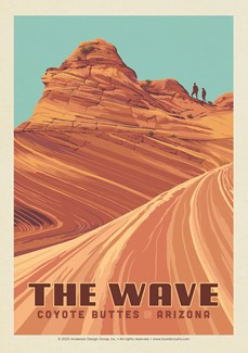 Coyote Buttes, AZ Inside the Wave Postcard | Postcard