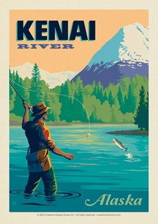 AK Kenai River Postcard | Postcards