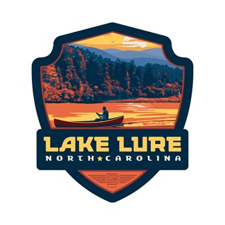 Lake Lure, NC Luxury Cruise Emblem Sticker| Emblem Sticker