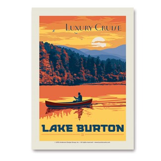 Lake Burton Luxury Cruise Vert Sticker| Vertical Sticker