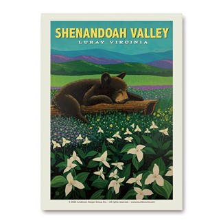 Shenandoah Valley Luray Camping Vert Sticker | Vertical Sticker