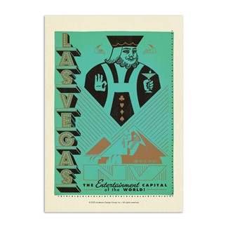 Viva Vintage Vegas Postcard