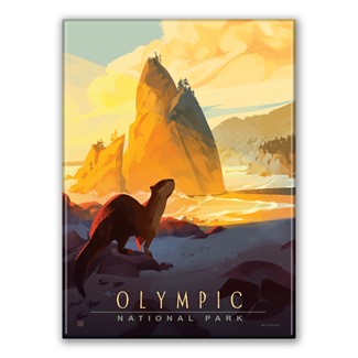 Olympic NP Sea Otter Magnet