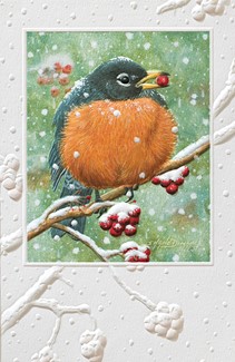The Berry Lover | Songbirds Christmas cards