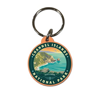 Channel Islands Potato Harbor Wood Key Ring