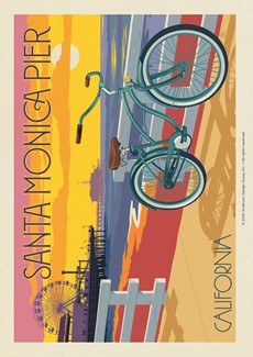 Sanat Monica Pier Bike | Postcards