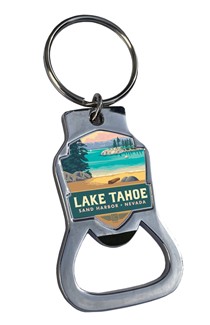 Lake Tahoe Sand Harbor Nevada Emblem BO Key Ring