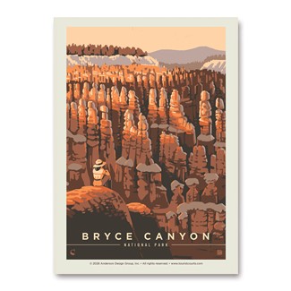 Bryce Canyon Hoodoo Valley Vertical Sticker| Vertical Sticker