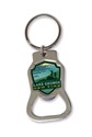 Lake George, NY Emblem Bottle Opener Key Ring
