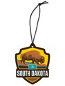 SD Bison Emblem Wooden Ornament
