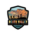 Death Valley NP Zabriskie Point Emblem Sticker
