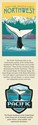 Pacific Northwest Whale Tail Bookmark