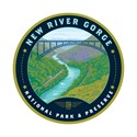 New River Gorge NP & Preserve Landscape Circle Sticker