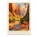 Zion NP Pronghorn Antelopes Postcard
