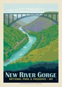New River Gorge NP and Preserve Landscape Postcard